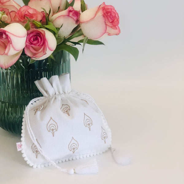 Block Printed Gift Pouches