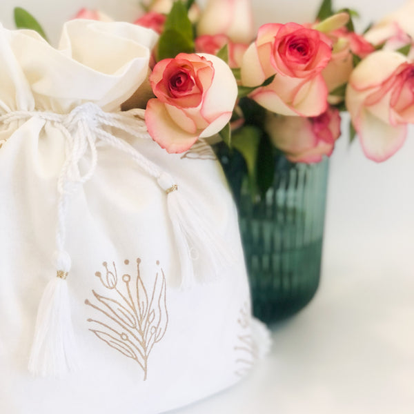 Block Printed Gift Pouches