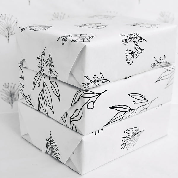 Floral wrapping paper