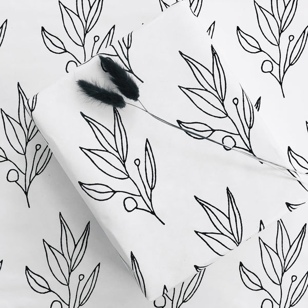 Floral wrapping paper