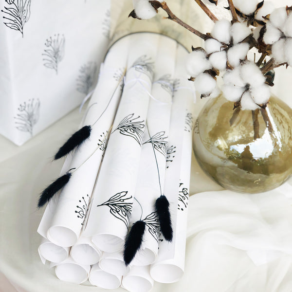 Floral wrapping paper