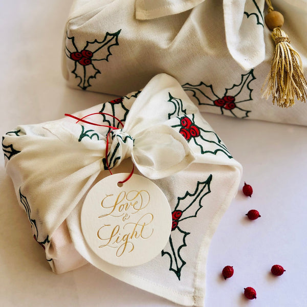 Floral Fabric Wrapping