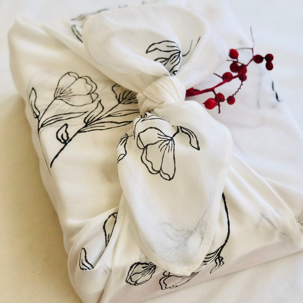 Floral Fabric Wrapping