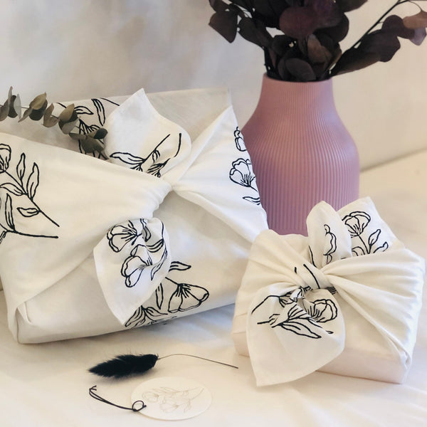 Floral Fabric Wrapping