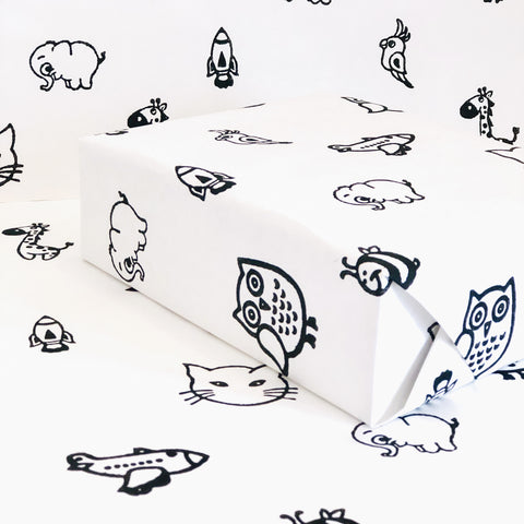 Kids Paper Wrapping