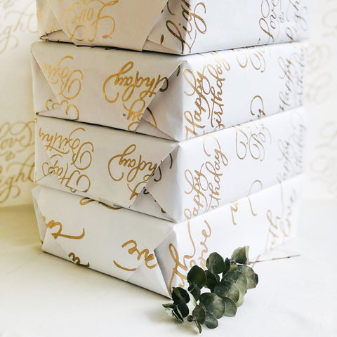 Calligraphy Paper Wrapping